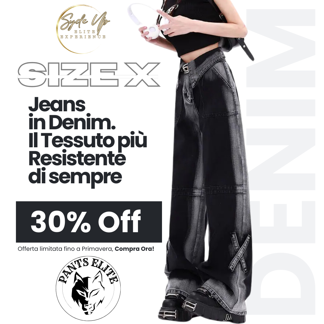 Jeans donna "SIZE X" moda giovane