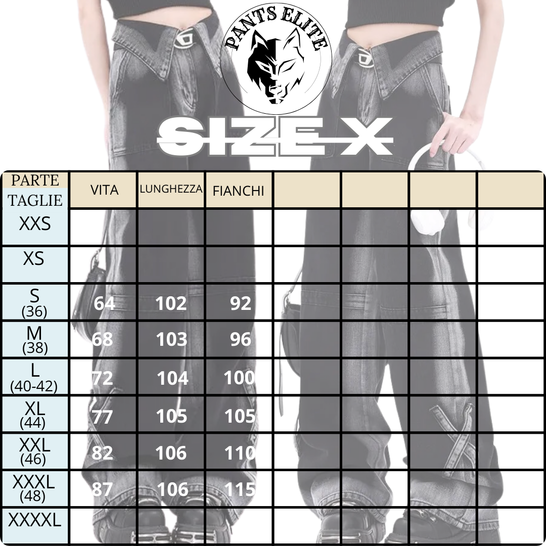 Jeans donna "SIZE X" moda giovane