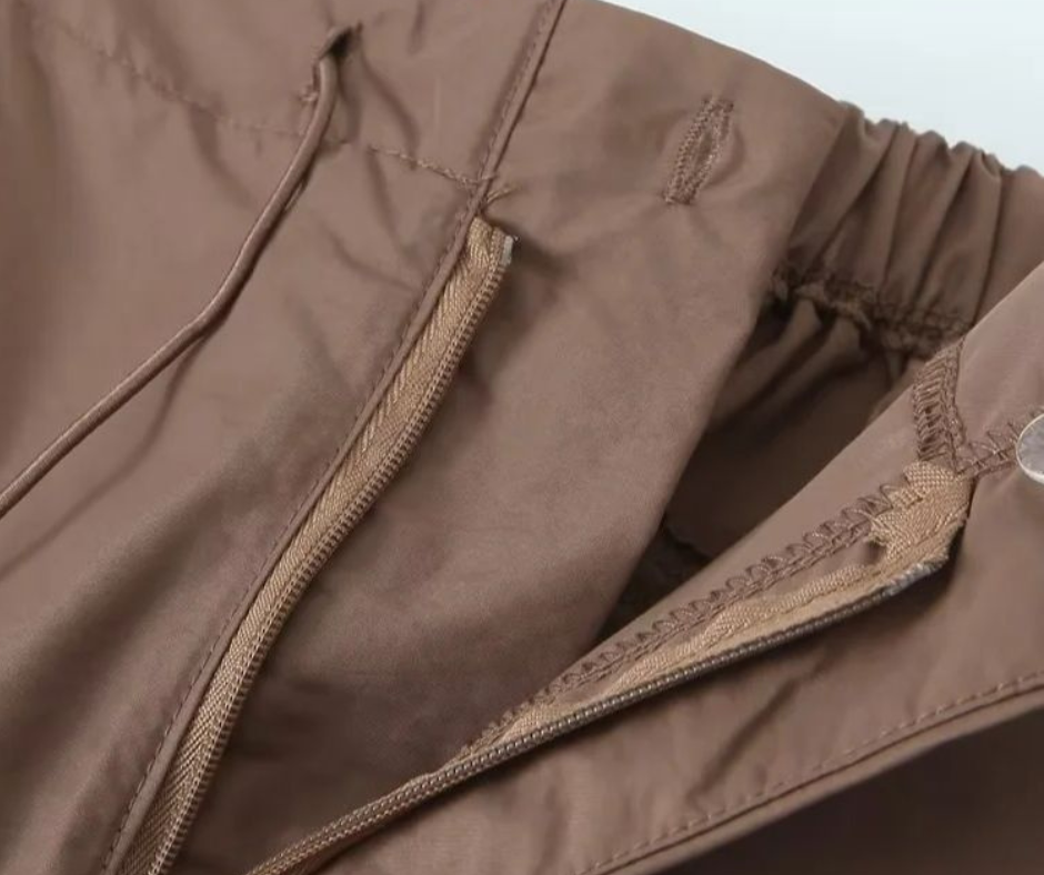 LADY SKY DIVER - Pantalone Cargo Paracadute Moda Donna Vintage