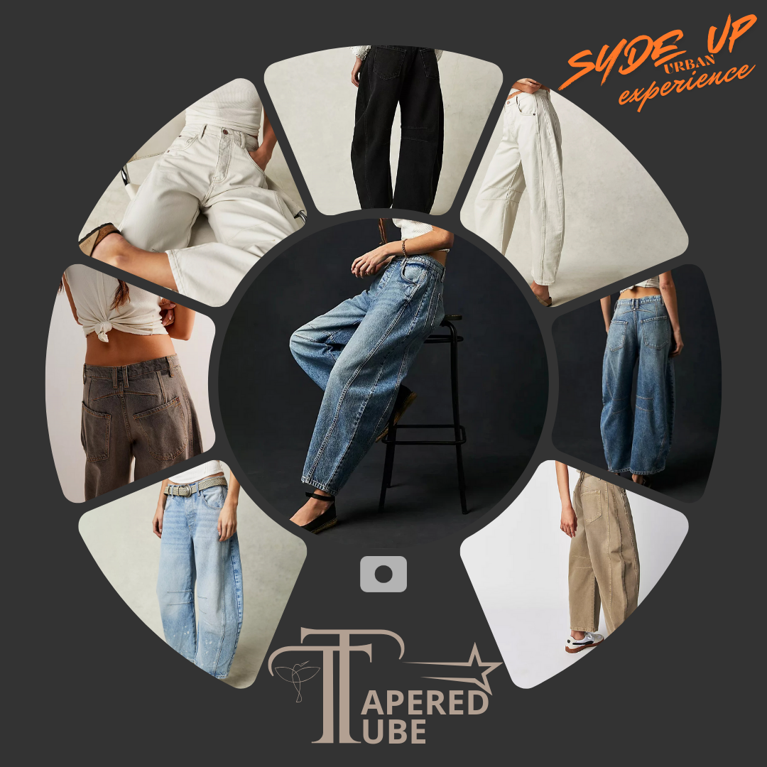Jeans donna retrò "TAPERED TUBE"