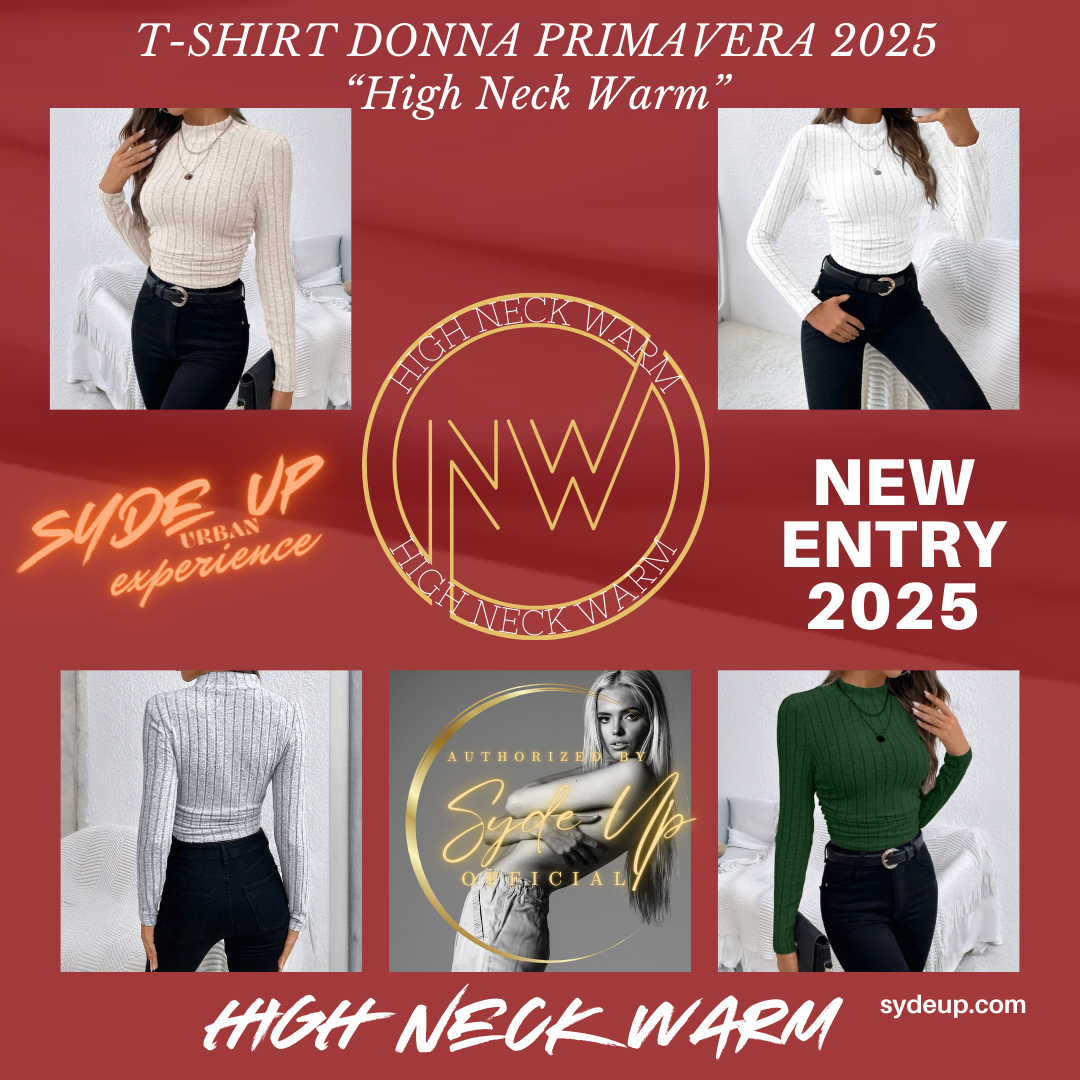 T-shirt Donna "HIGH NECK WARM"