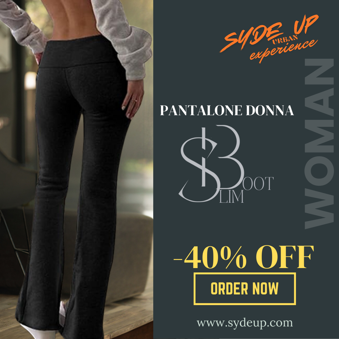 Pantalone Donna Sportivo "SLIM BOOT"