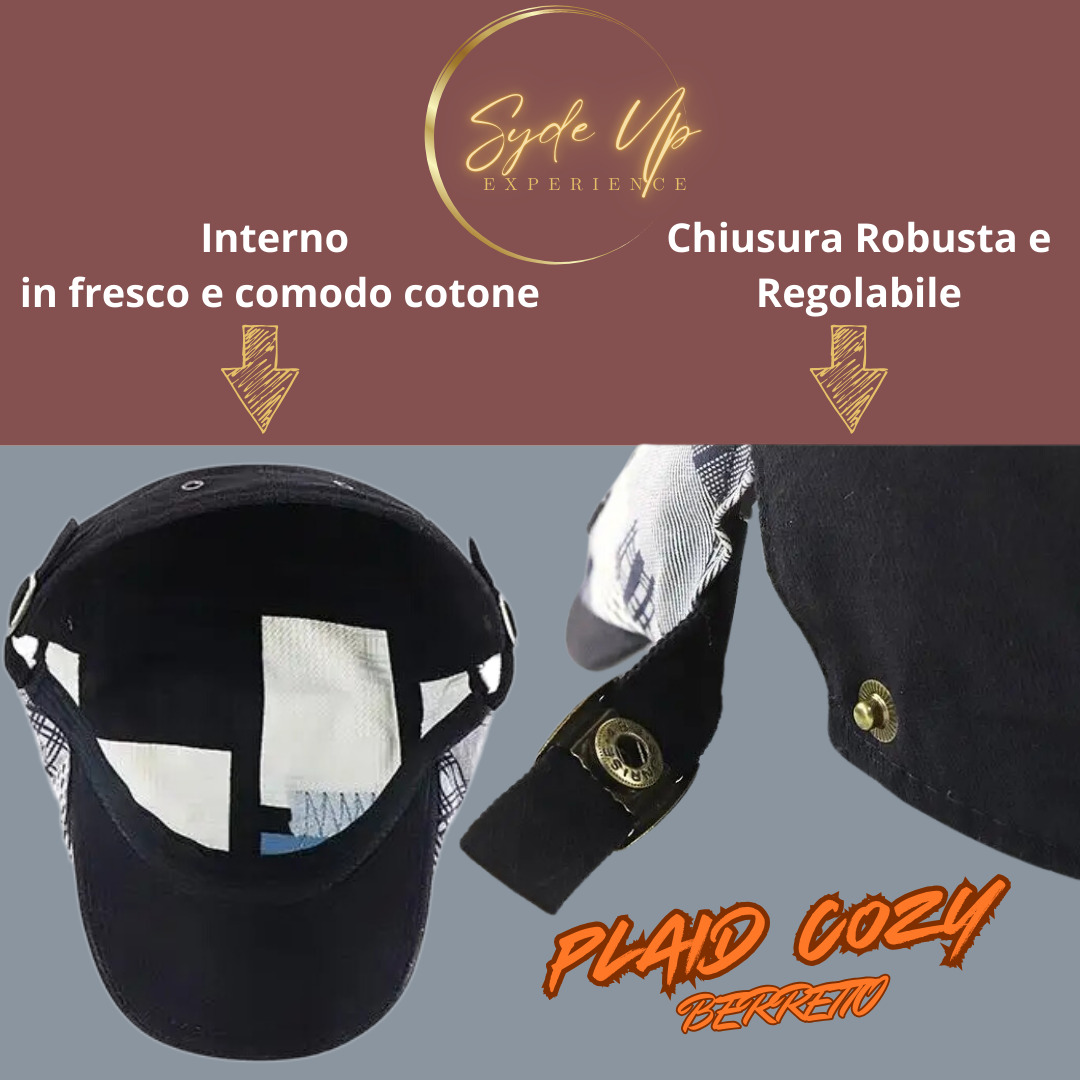 Berretto Retrò "Plaid Cozy"