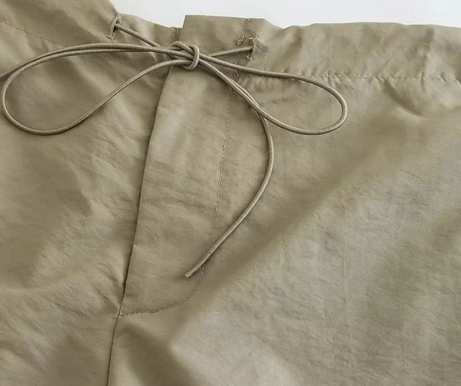 LADY SKY DIVER - Pantalone Cargo Paracadute Moda Donna Vintage