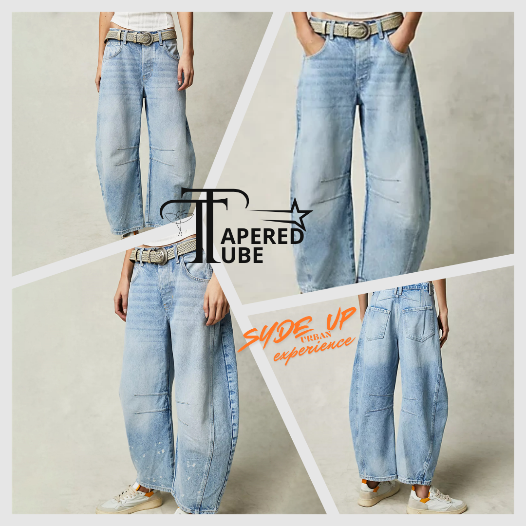 Jeans donna retrò "TAPERED TUBE"