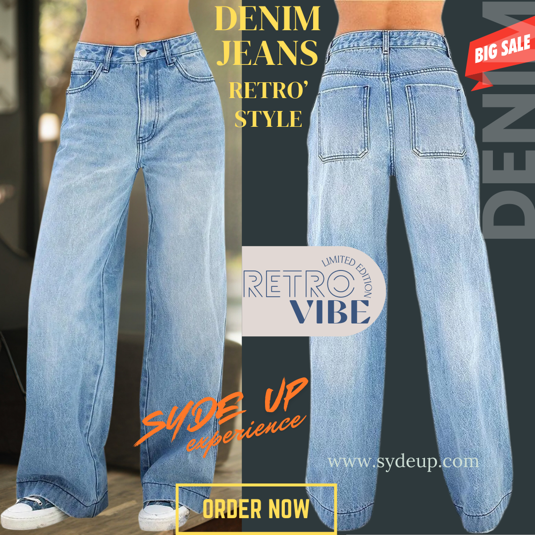 Jeans Large donna Retrò "RETRO VIBE"