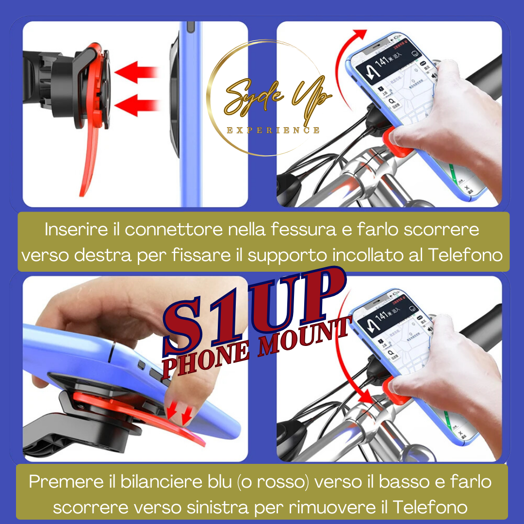 Supporto Telefono da Manubrio S1UP
