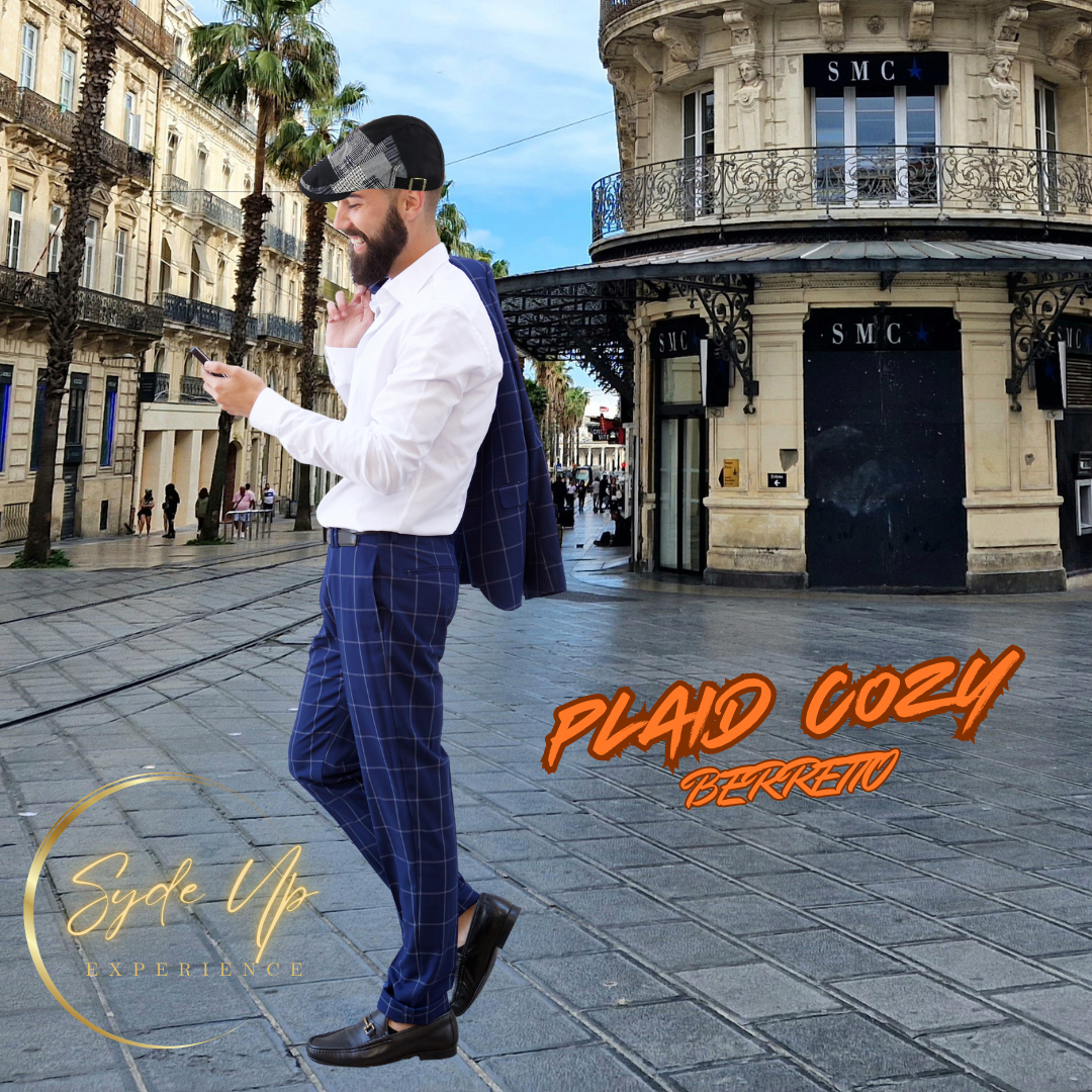 Berretto Retrò "Plaid Cozy"