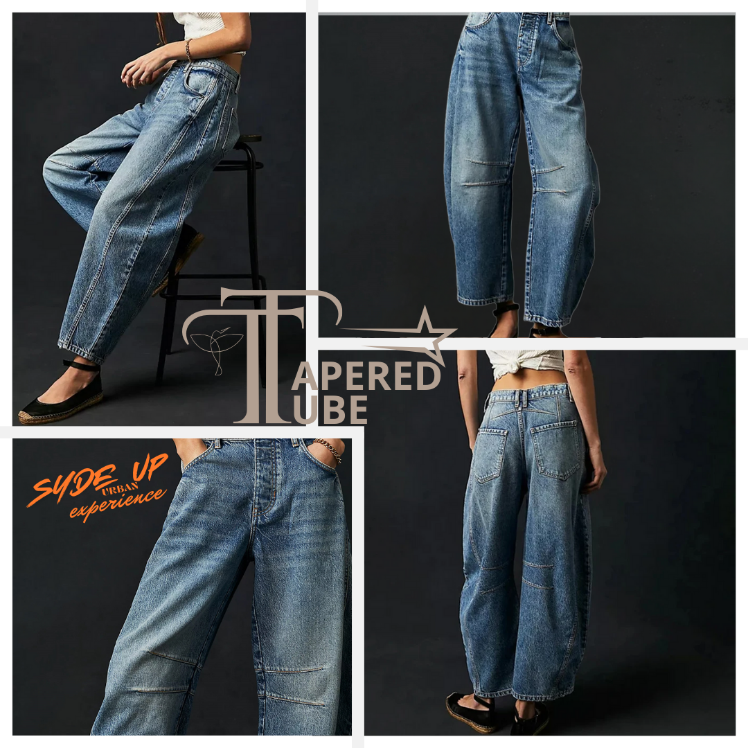 Jeans donna retrò "TAPERED TUBE"