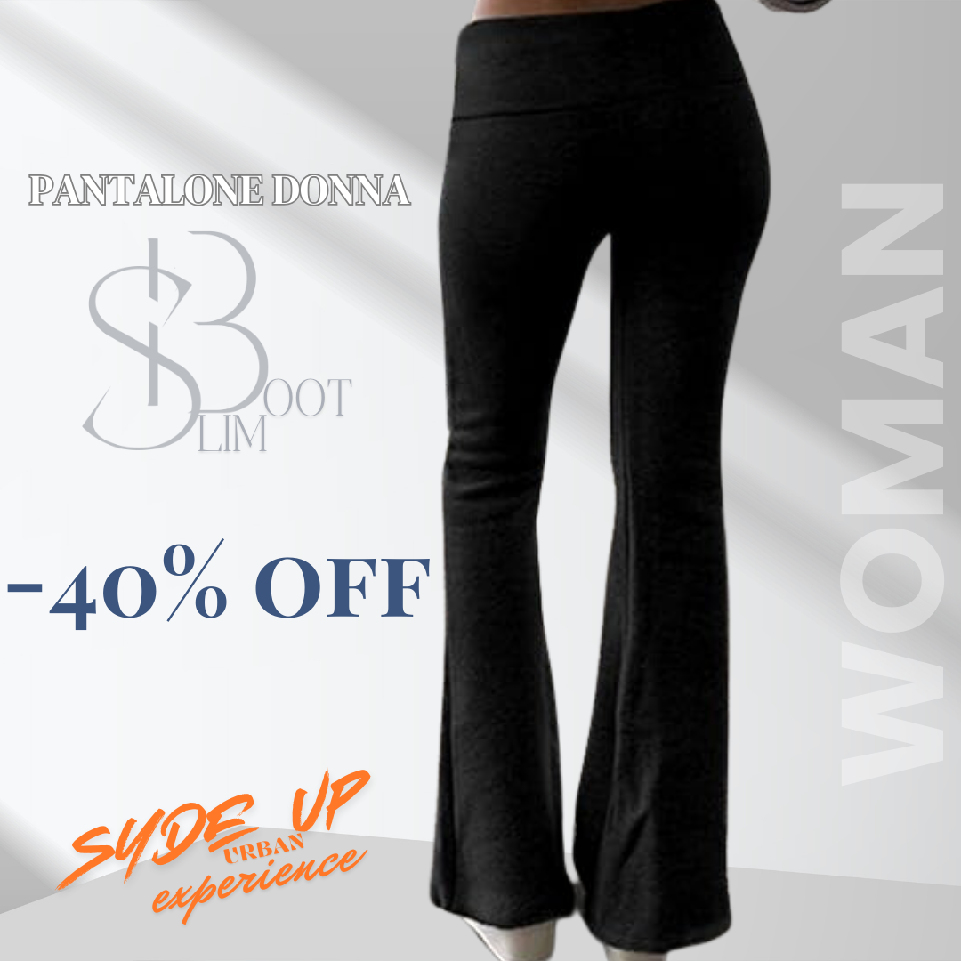 Pantalone Donna Sportivo "SLIM BOOT"