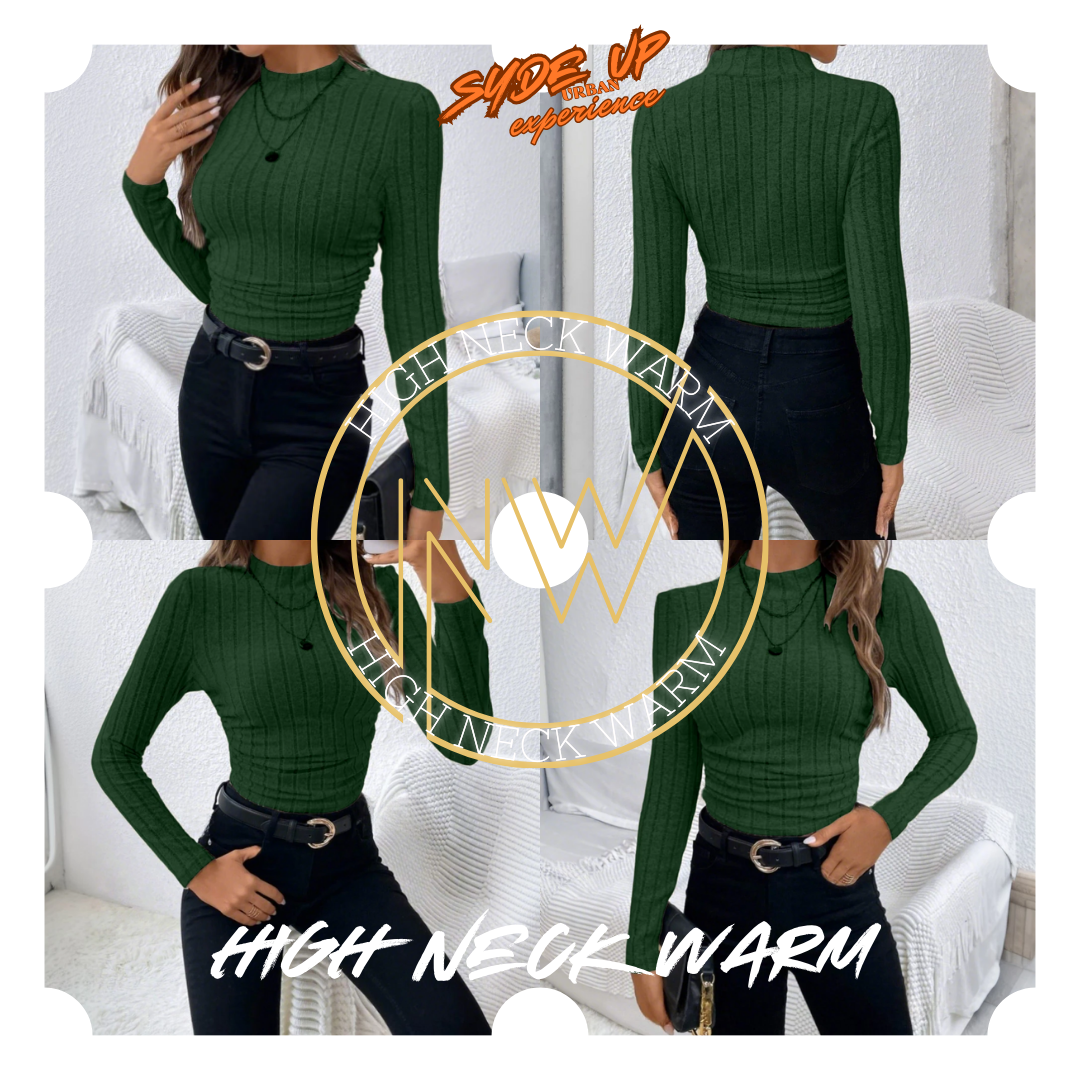 T-shirt Donna "HIGH NECK WARM"