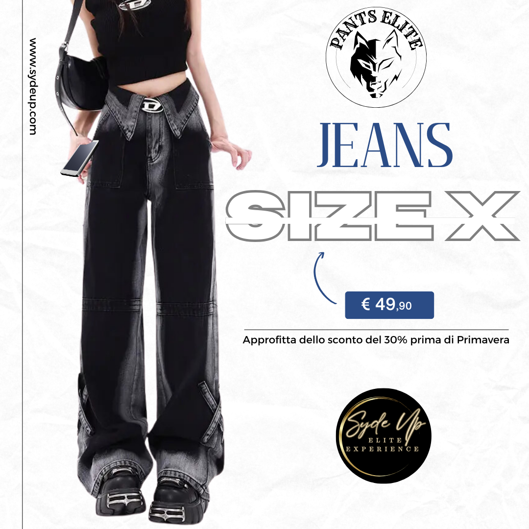 Jeans donna "SIZE X" moda giovane