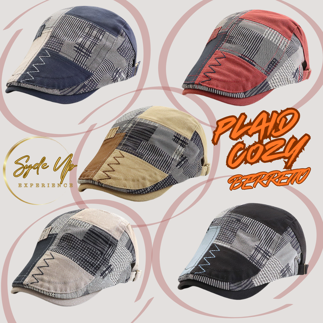 Berretto Retrò "Plaid Cozy"