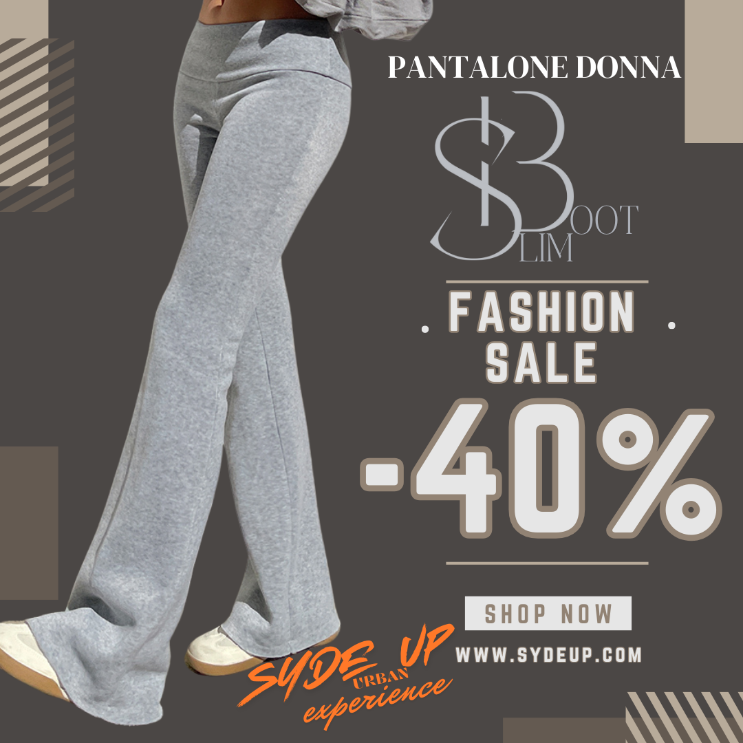 Pantalone Donna Sportivo "SLIM BOOT"