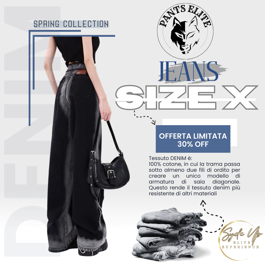 Jeans donna "SIZE X" moda giovane
