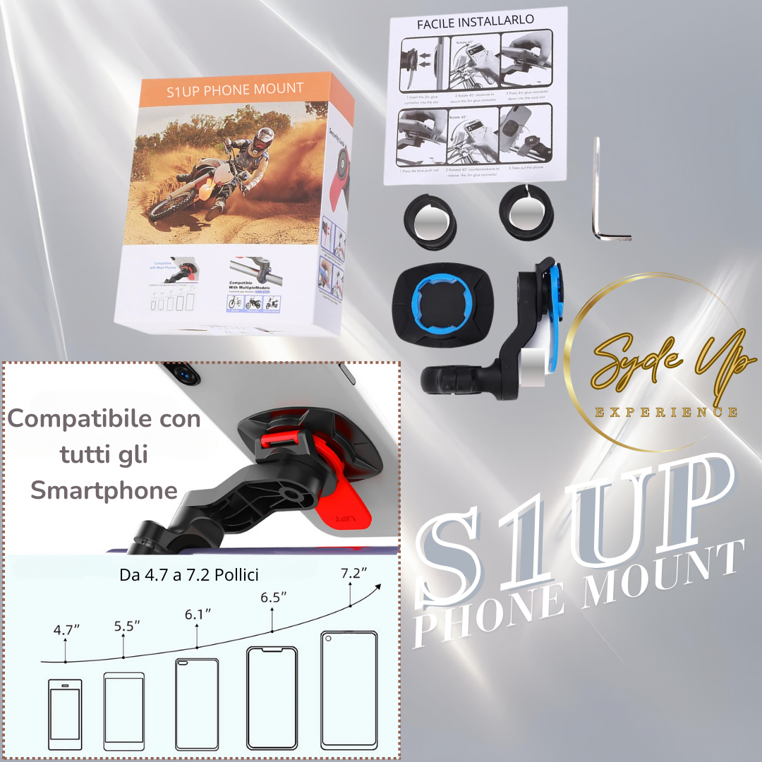 Supporto Telefono da Manubrio S1UP