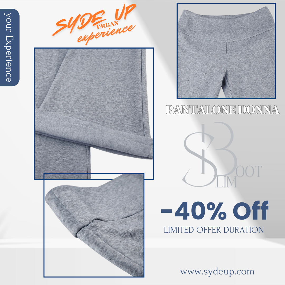 Pantalone Donna Sportivo "SLIM BOOT"