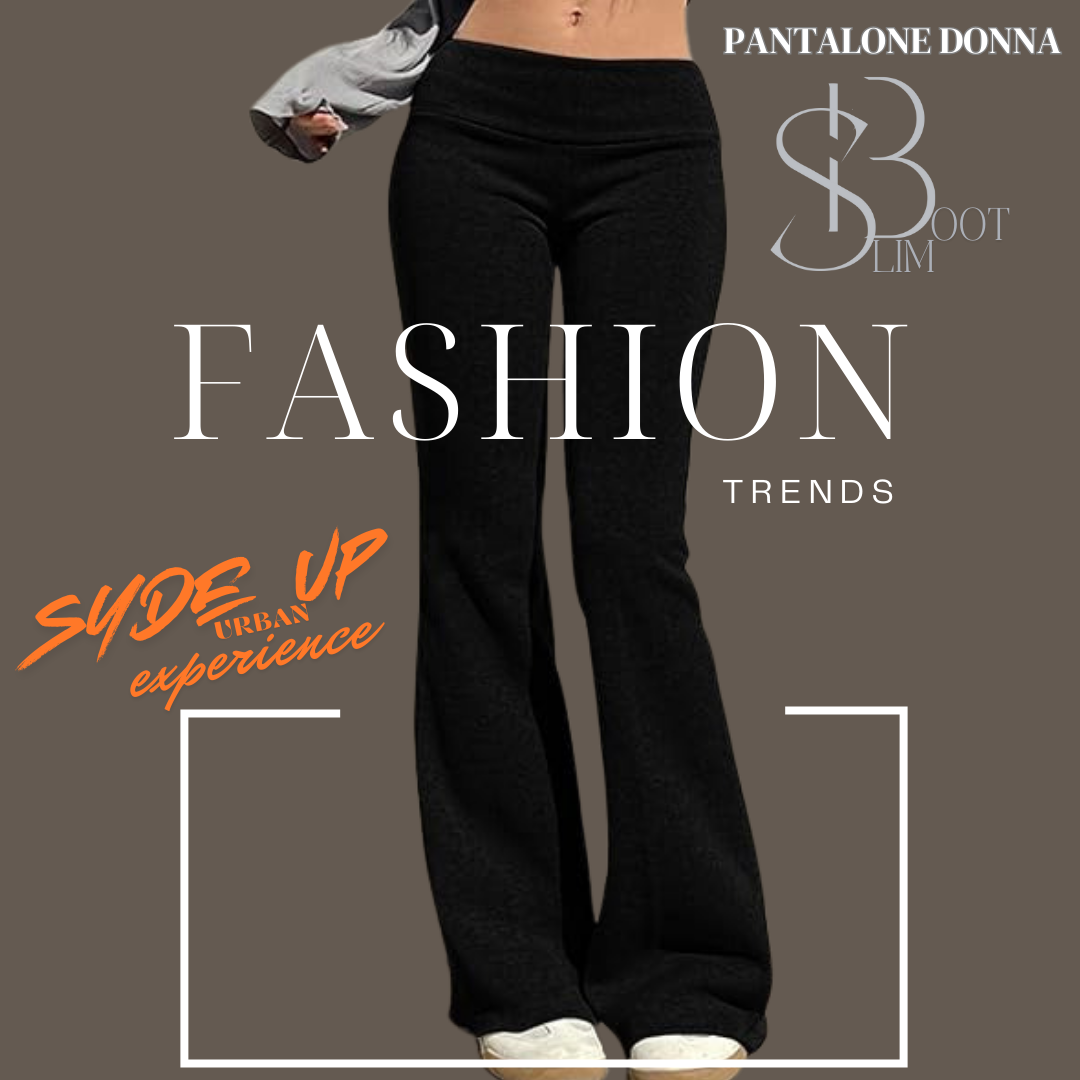 Pantalone Donna Sportivo "SLIM BOOT"