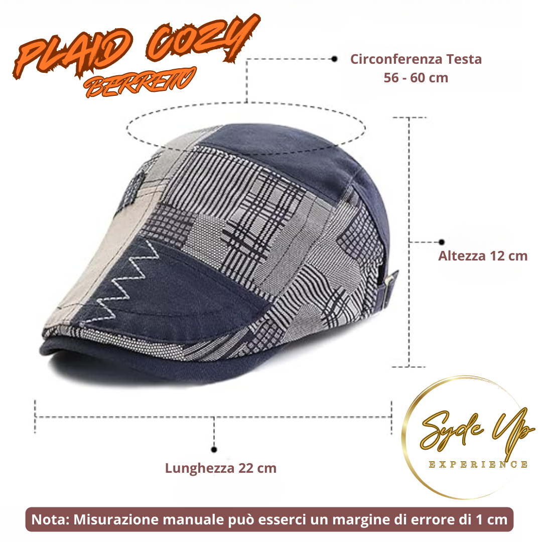 Berretto Retrò "Plaid Cozy"