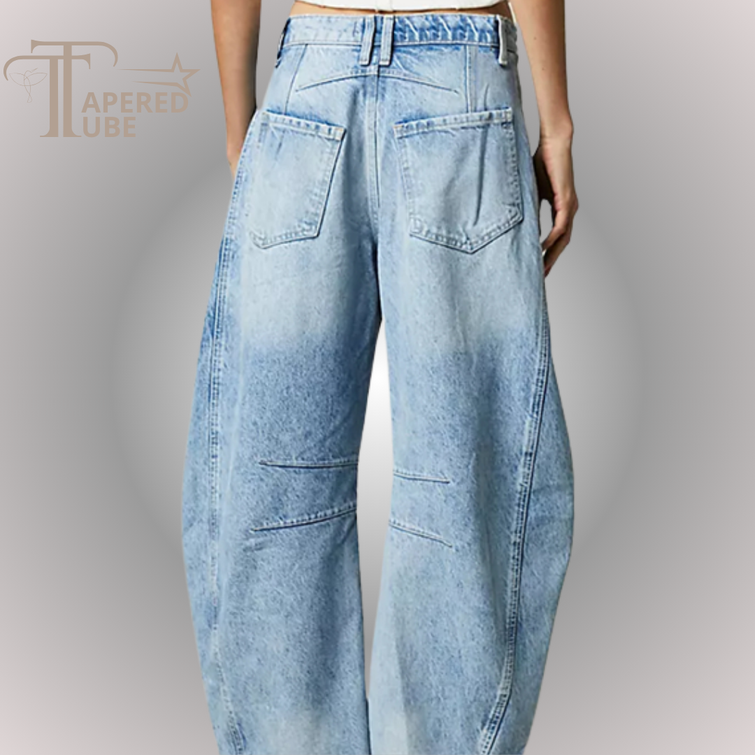 Jeans donna retrò "TAPERED TUBE"