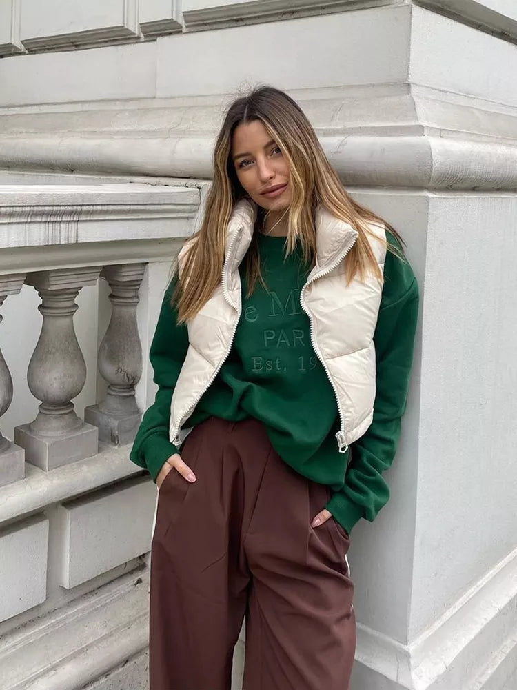 Giubbino smanicato donna