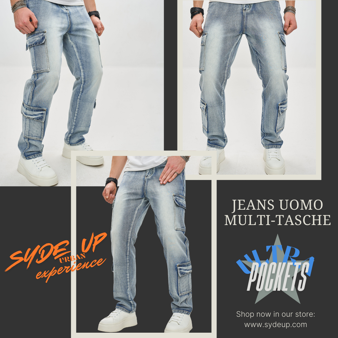 Jeans Uomo Multi Tasche "ULTRA POCKETS"