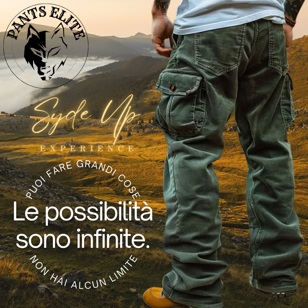 "PAINT ELITE" pantaloni da uomo in velluto