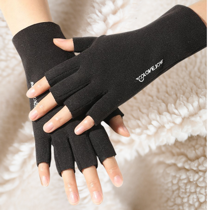 Gants demi-doigts en polaire thermique - Confort et chaleur