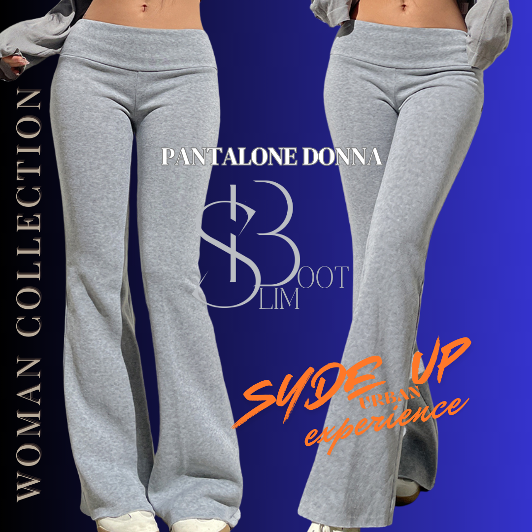 Pantalone Donna  Sportivo "SLIM BOOT"