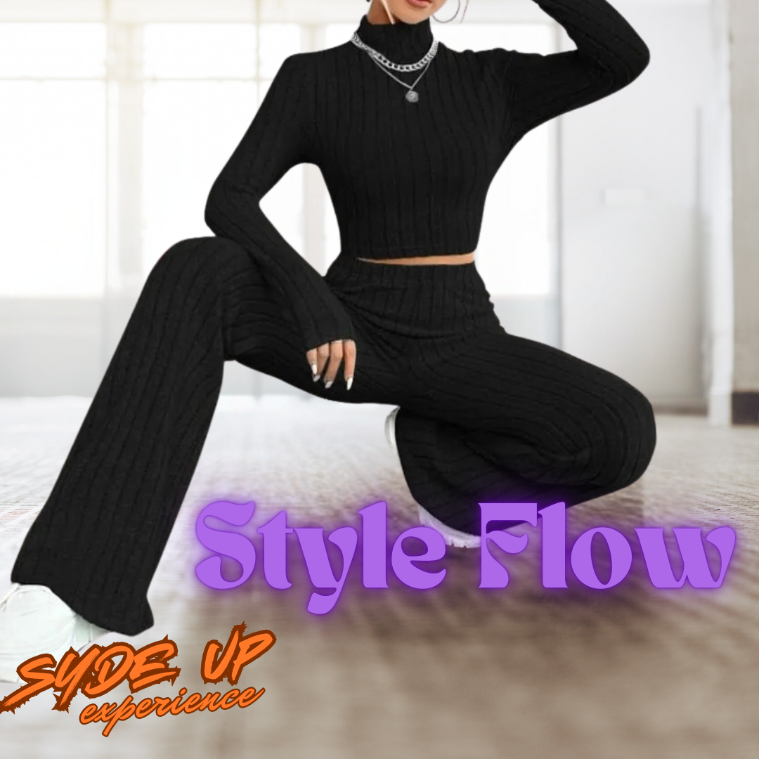 TUTA Donna -Style Flow- Rigata aderente