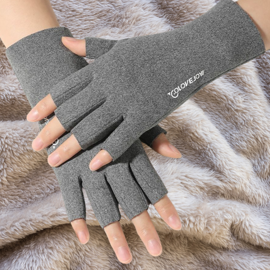 Gants demi-doigts en polaire thermique - Confort et chaleur