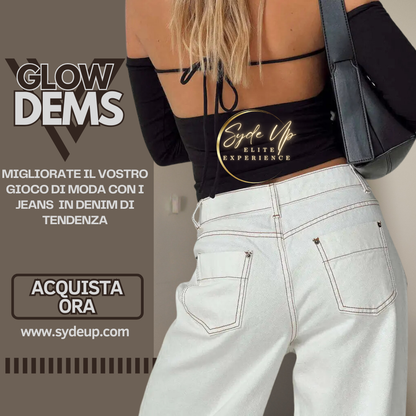 Jeans donna trendy "GLOW DEMS"