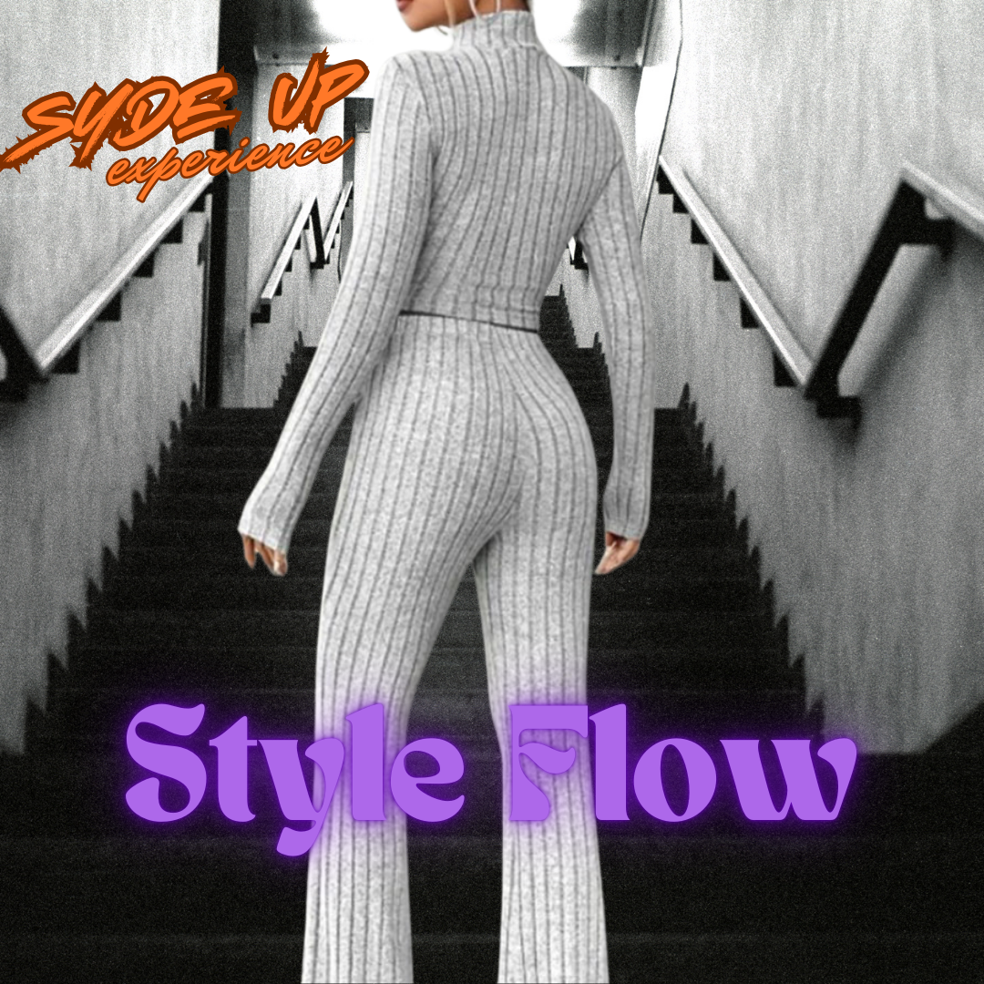 TUTA Donna -Style Flow- Rigata aderente