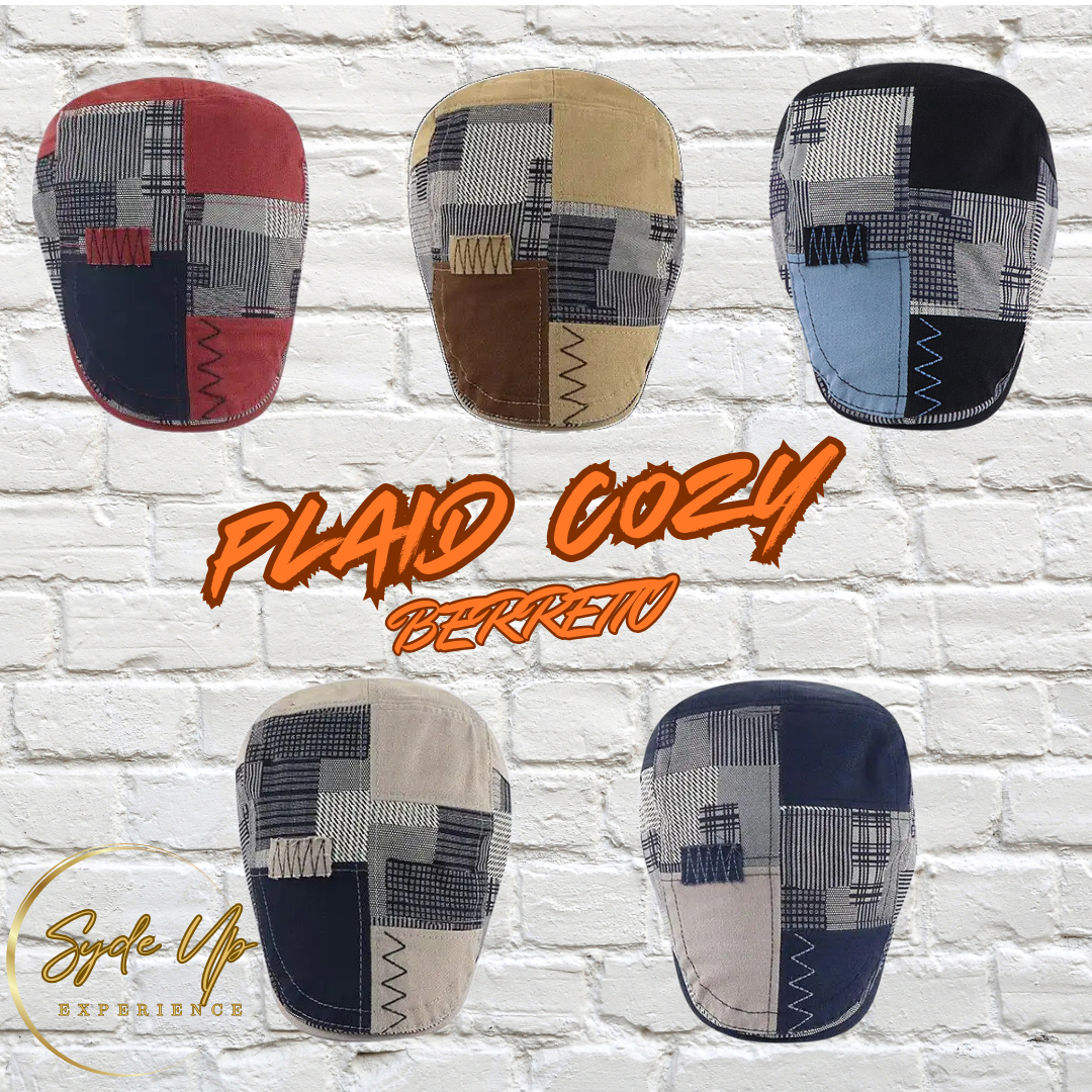 Retro Hat "Plaid Cozy"