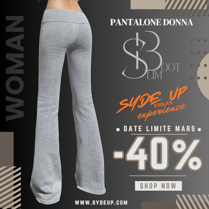 Pantalone Donna  Sportivo "SLIM BOOT"