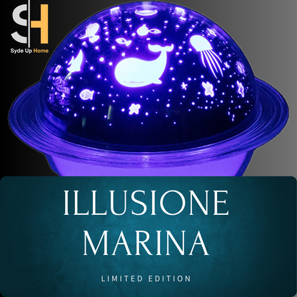 ✨ Diffusore di Aromi a LED Proiezione Stellare e Marina🌌