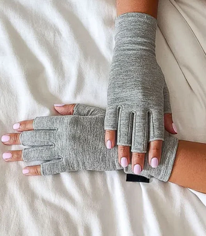 UNISEX Compression Bamboo Half Finger Gloves