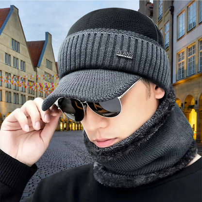 Cappello Lana Unisex con Visiera