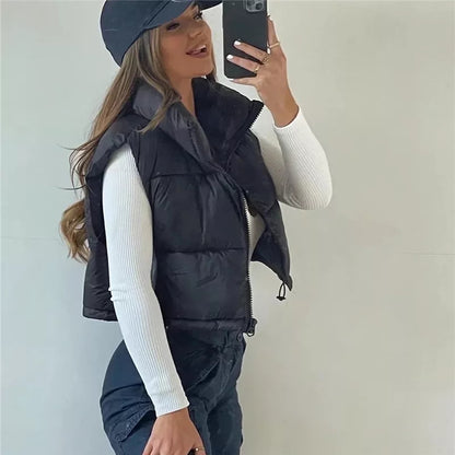 Women's sleeveless jacket